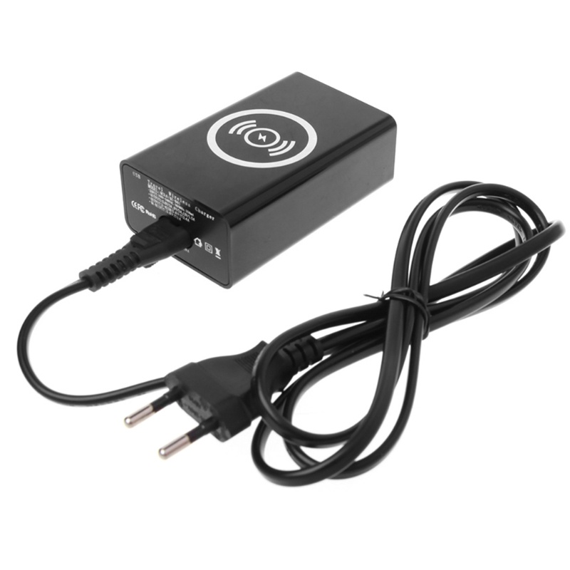 Trạm Sạc Không Dây USB HUB 4 Cổng USB Cho Điện Thoại