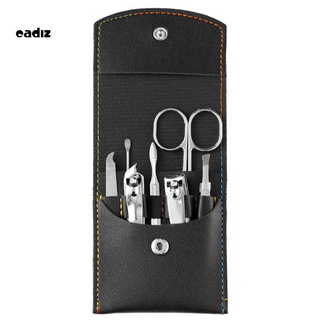 [Hàng mới về] Bộ dụng cụ cắt móng tay/tỉa mày/vệ sinh tai bằng thép không gỉ tiện dụng