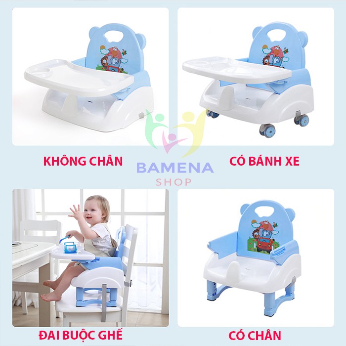 Ghế ăn dặm cho bé đa năng đầy đủ phụ kiện giúp con ăn ngoan vui khỏe