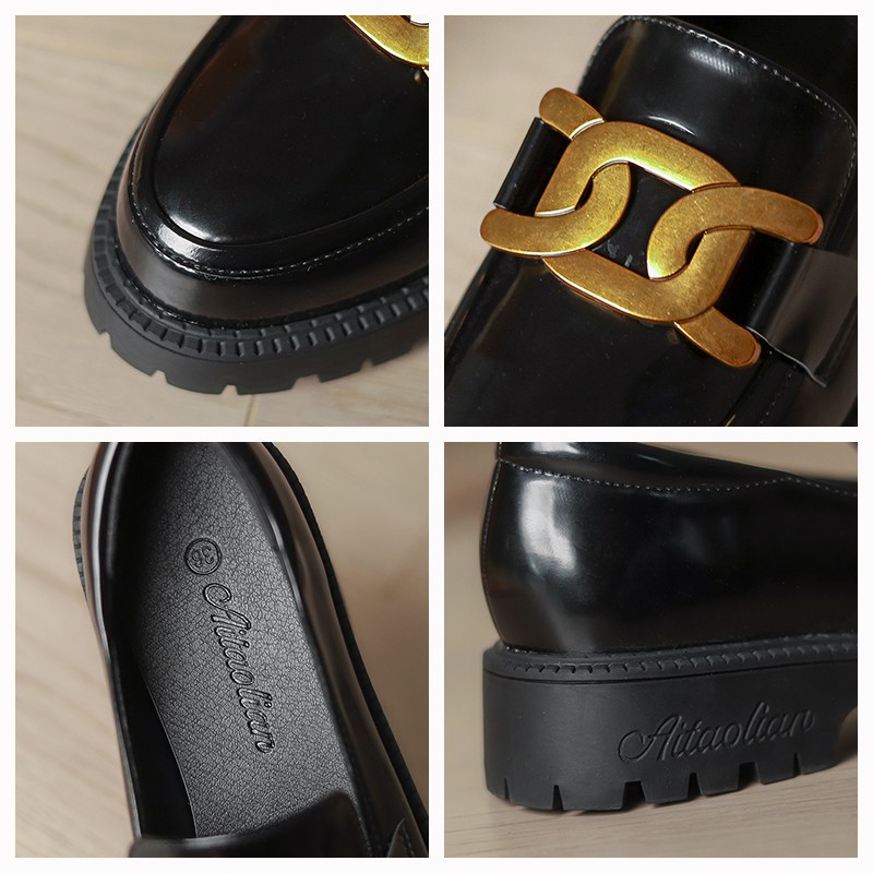 Giày Lười Nữ Vải Da Thiết Kế Đơn Giản Xinh Xắn | BigBuy360 - bigbuy360.vn