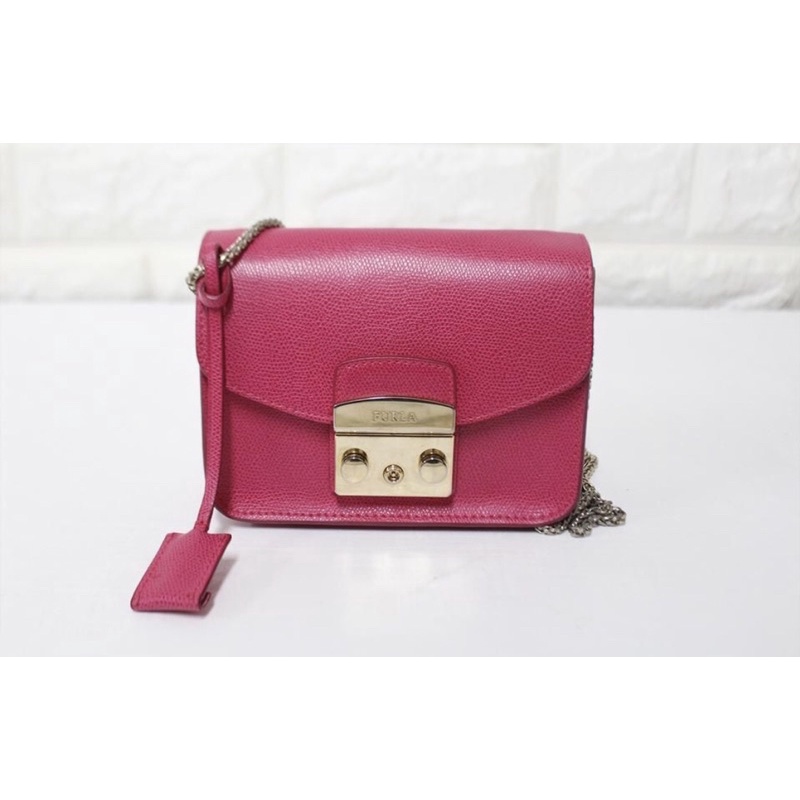 Thanh lý TÚI MINI METROPOLIS FURLA MÀU HỒNG PINKY