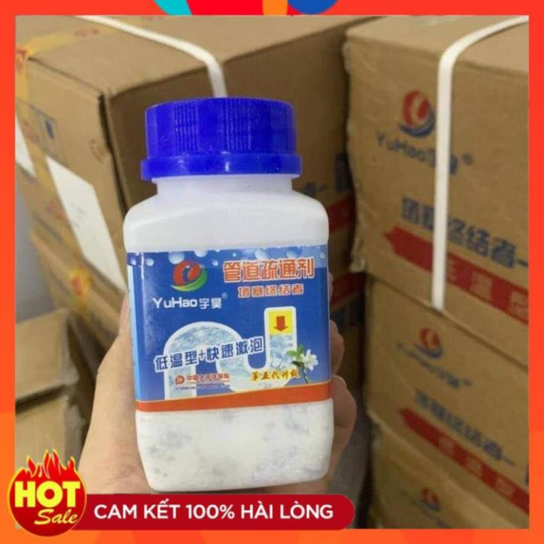[Chính hãng YuHao] Bột Thông Tắc Cống Bồn Cầu Bồn Rửa Mặt Đường Ống
