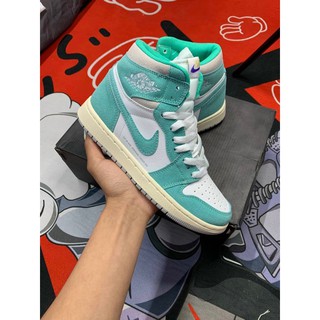 Giày thể thao sneaker cao cổ xanh mint