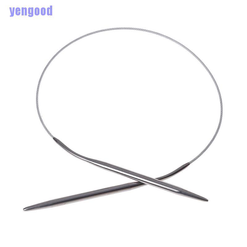 Bộ 11 Kim Đan Len Bằng Thép Không Gỉ Kích Thước 43 / 65 / 80Cm