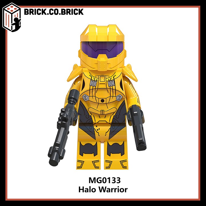 MG0131-0138 - Minifigures các nhân vật Halo Spartan tuyệt đẹp - Đồ chơi Lắp ghép Xếp hình Mô hình Mini EndGame