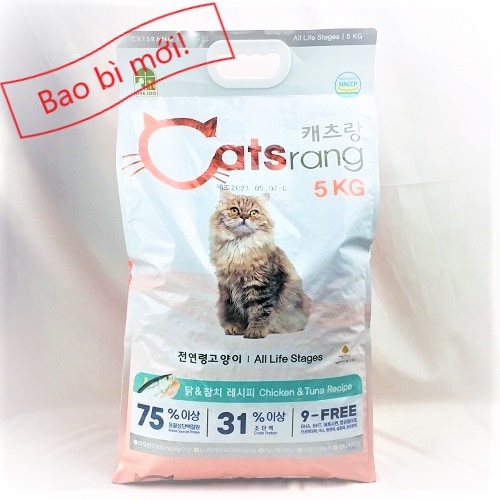 [CHÍNH HÃNG] THỨC ĂN CATSRANG CHO MÈO MỌI LỨA TUỔI - BAO 5KG