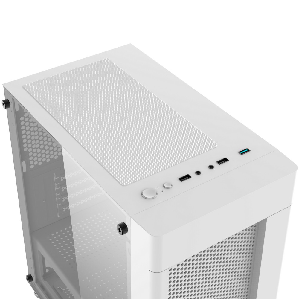 Vỏ case Xigmatek Aero Arctic 2F White (2 Fan) - ENEN46614