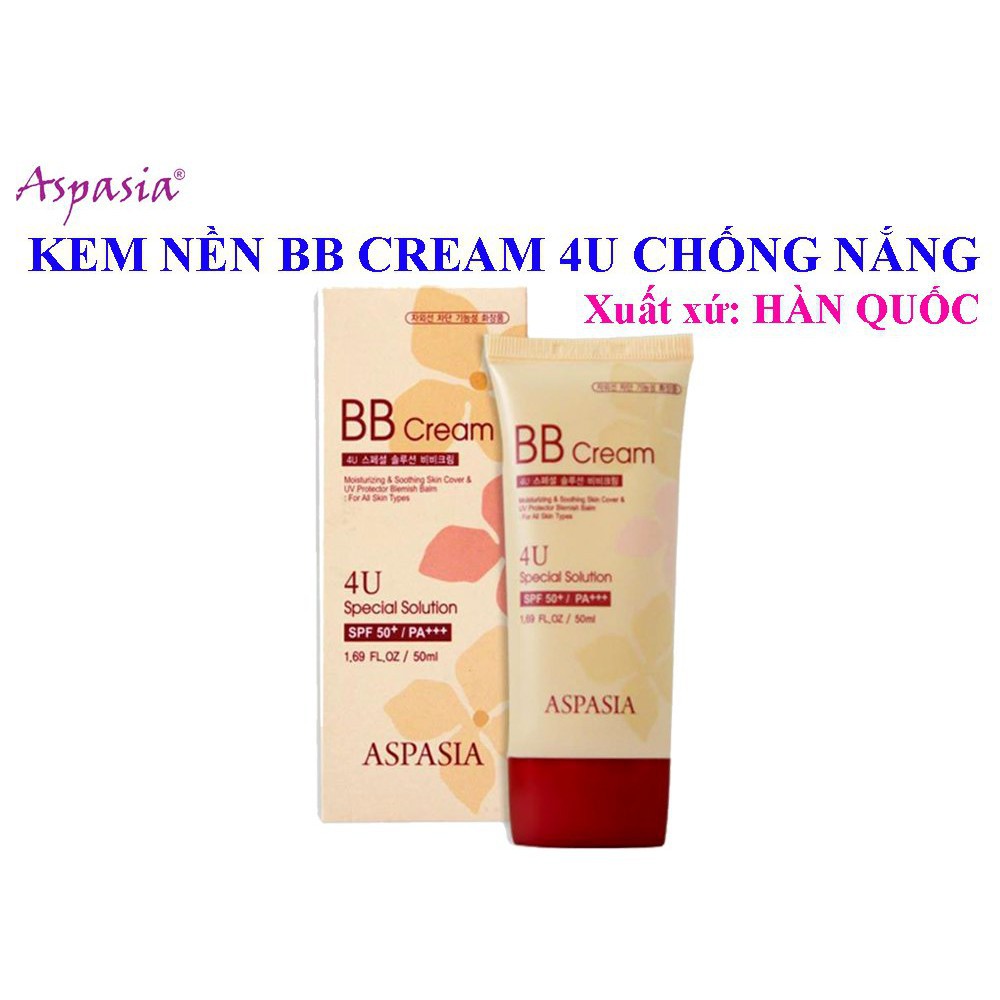 RẺ VÔ ĐỊCHKem Nền BB Cream 4U Special Solution AspasiaSPHU01