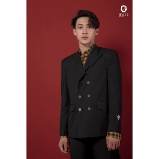 Áo blazer đen