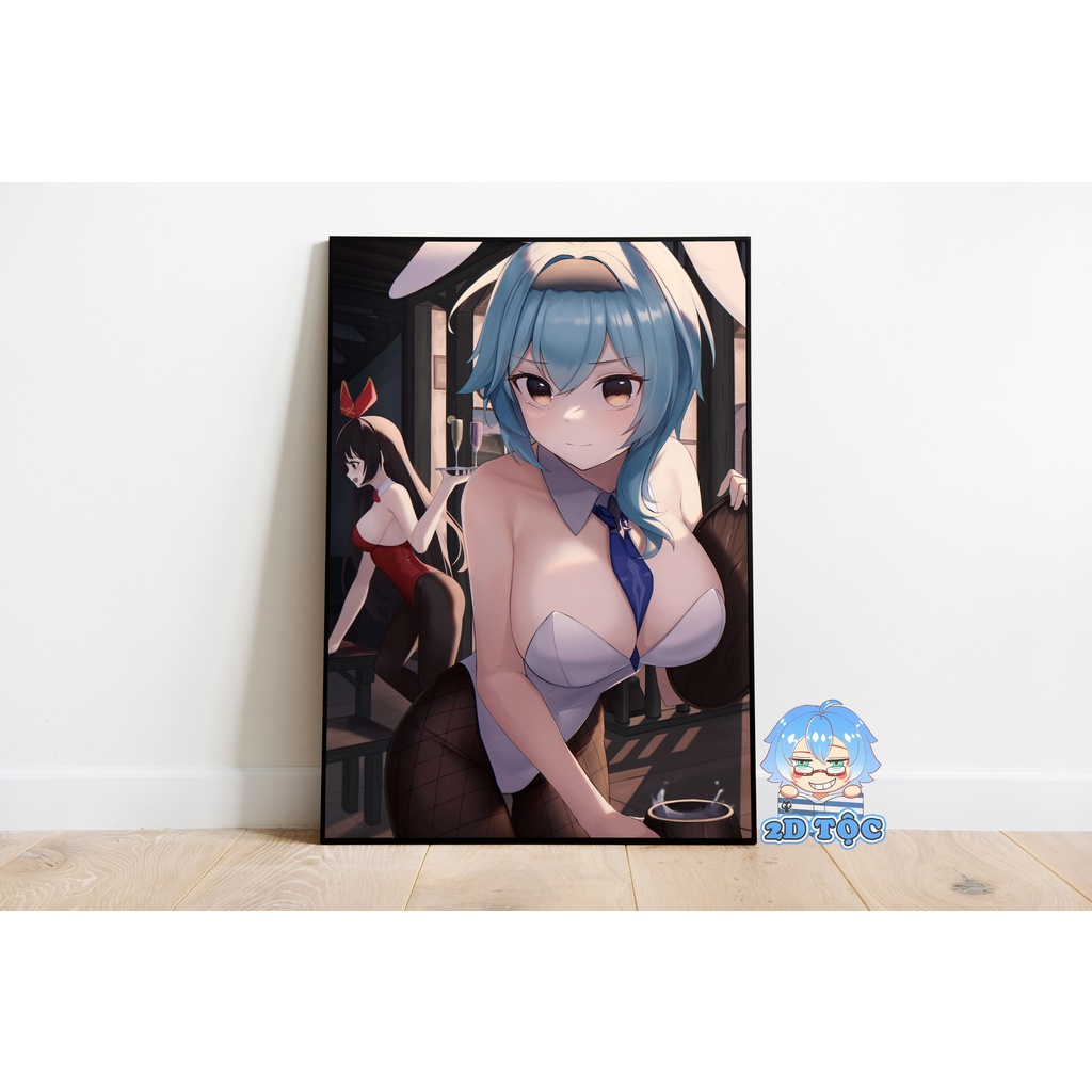 Ảnh poster A3 Eula  (3) Game Genshin Impact chất liệu giấy cao cấp - 2D Tộc Shop