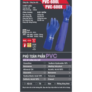 Găng tay chống hóa chất 600X TAKUMI Nhật Bản.
