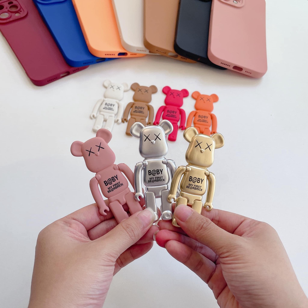 Giá đỡ điện thoại pop kaws bẻ tay trang trí điện thoại