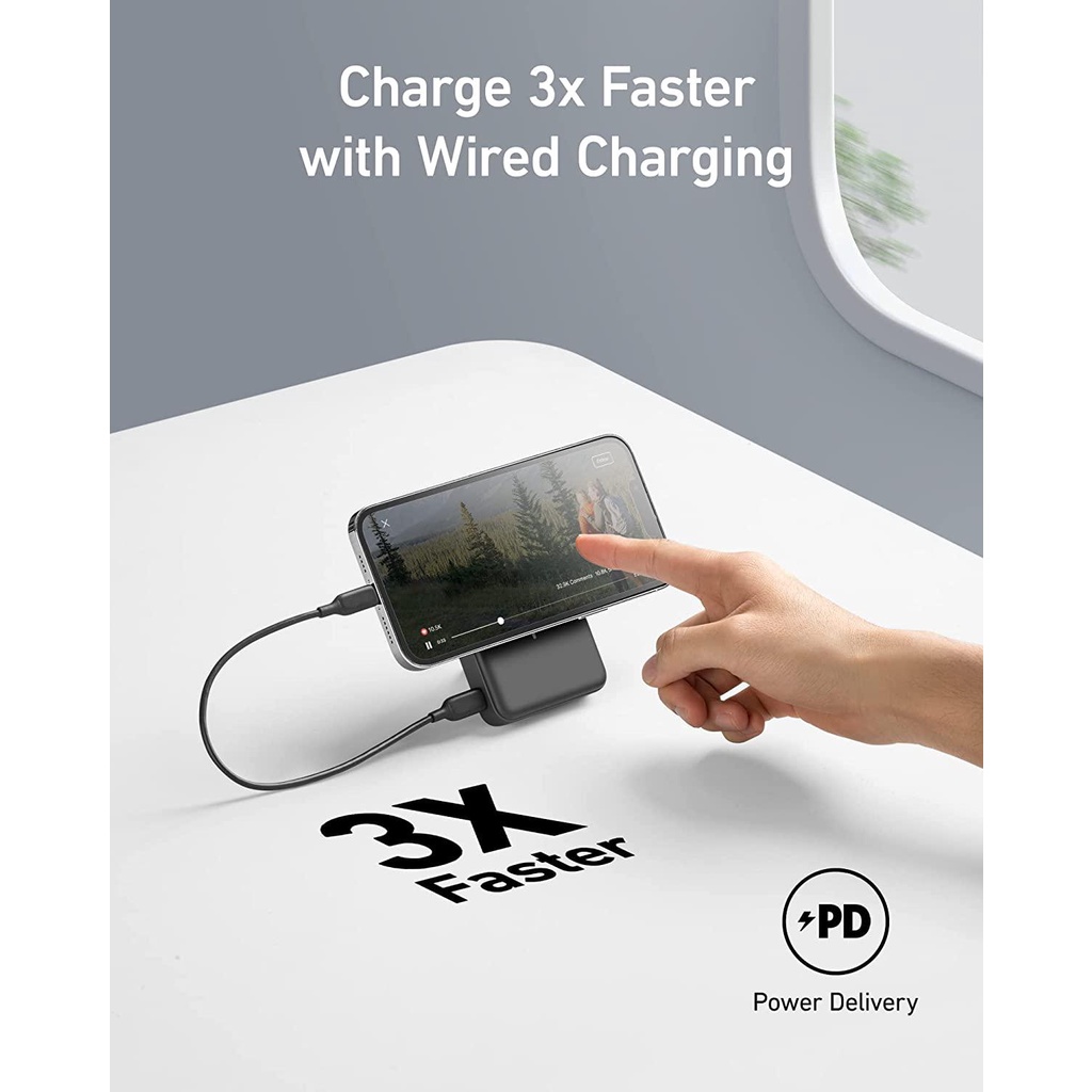 Pin dự phòng không dây Anker MagGo 633 Magetic Battery PD/PPS/QC A1641 10000mAh