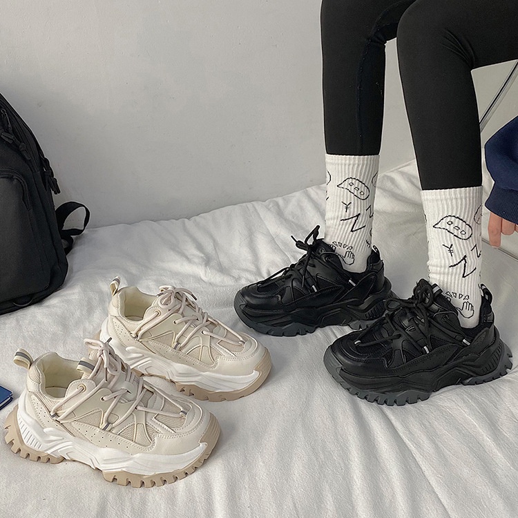 Giày thể thao QIAOYILUO đế dày mềm thoáng khí thời trang Hàn Quốc dành cho nữ