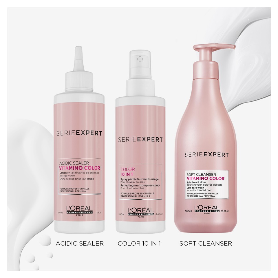 ‍Dầu Gội Giữ Màu Siêu Mềm Mượt Cho Tóc Vitamino L'oreal Shampoo 500ml