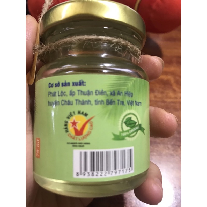 Combo 3 lọ tinh Dầu dừa bến tre nguyên chất siêu thơm như hình