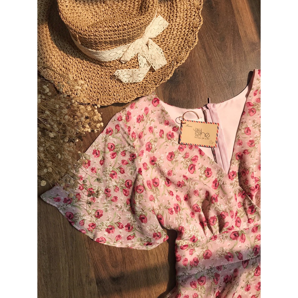 Serena Jum - Jum cổ V hai tầng bèo |SJX02 | BigBuy360 - bigbuy360.vn