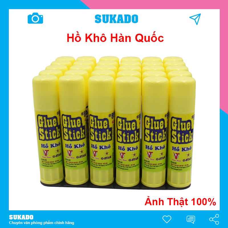 Hồ khô dán giấy dạng bút cute Hàn Quốc SUKADO HOK01