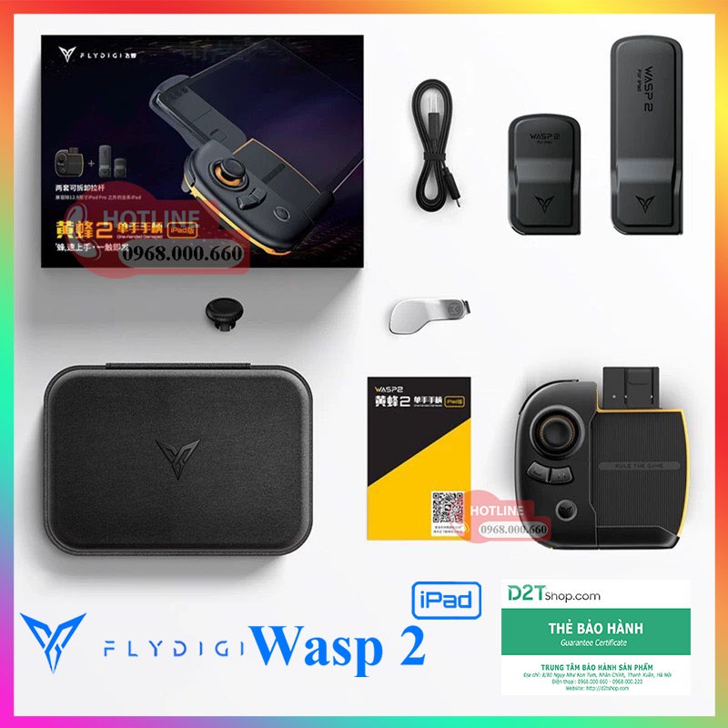 Flydigi Wasp 2 iPad | ĐÃ CHƠI ĐƯỢC TRÊN iOS 14  | Tay cầm chơi game cho iPad và Tablet chơi PUBG và các game khác