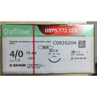 Chỉ nhấm mí dafilon 4/0