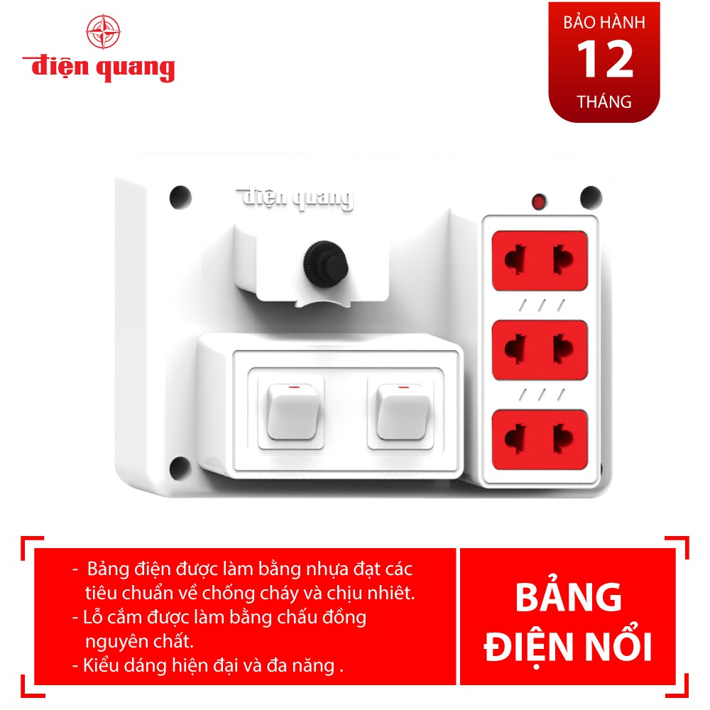 Bảng điện nổi V2 Điện Quang ĐQ FEP 32W 02S