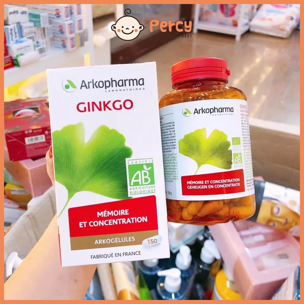 Viên Uống Bổ Não Và Tăng Cường Trí Nhớ Arkopharma Ginkgo 150 viên