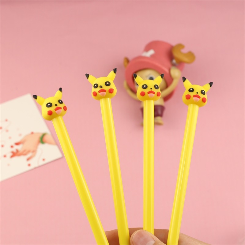 1 Bút Mực gel Ngòi 0.38mm Mực Đen Hình Thú Hoạt Hình Sáng Tạo