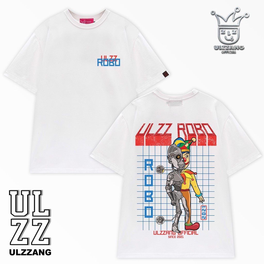 Áo thun local brand ULZZ ulzzang robo dáng unisex tay lỡ U-23