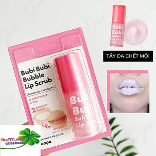 Gel tẩy da chết môi unpa bubi bubi lip