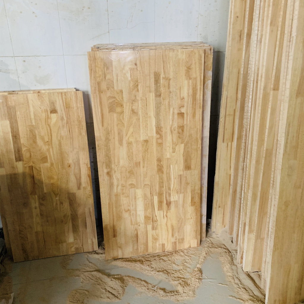 MẶT BÀN GỖ 50X80X1,8Cm  Mặt bàn gỗ cao su đầy đủ kích thước đã sơn,phủ bóng và bo góc-Mua về là dùng ngay