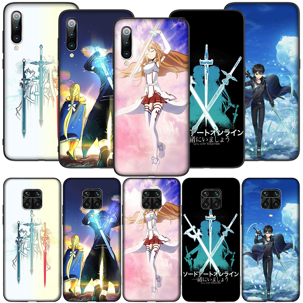 Ốp Điện Thoại Silicon Mềm Hình Sword Art Online 2 Vc77 Cho Redmi 6 6a 7 7a 8 8a 9 9a 9c Pro