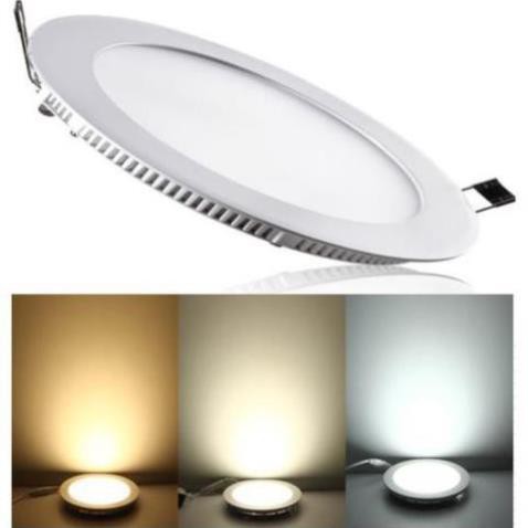 ĐÈN LED ÂM TRẦN SIÊU MỎNG 3 CHẾ ĐỘ 6W,9W,12W - ĐÈN LED ÂM TRẦN 3 MÀU - BẢO HÀNH 2 NĂM