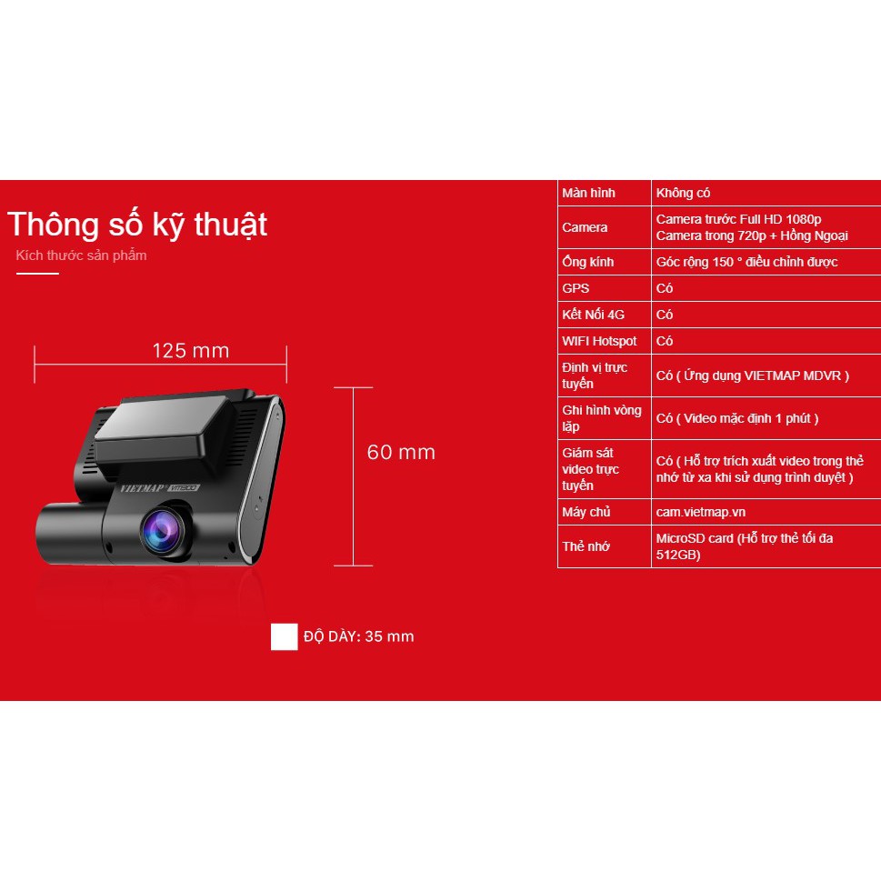 [Hỗ Trợ Lắp Đặt Miễn Phí Tận Nơi] CAMERA HÀNH TRÌNH VIETMAP VM300 GIÁM SÁT TRỰC TUYẾN VÀ QUẢN LÝ TỪ XA | BigBuy360 - bigbuy360.vn