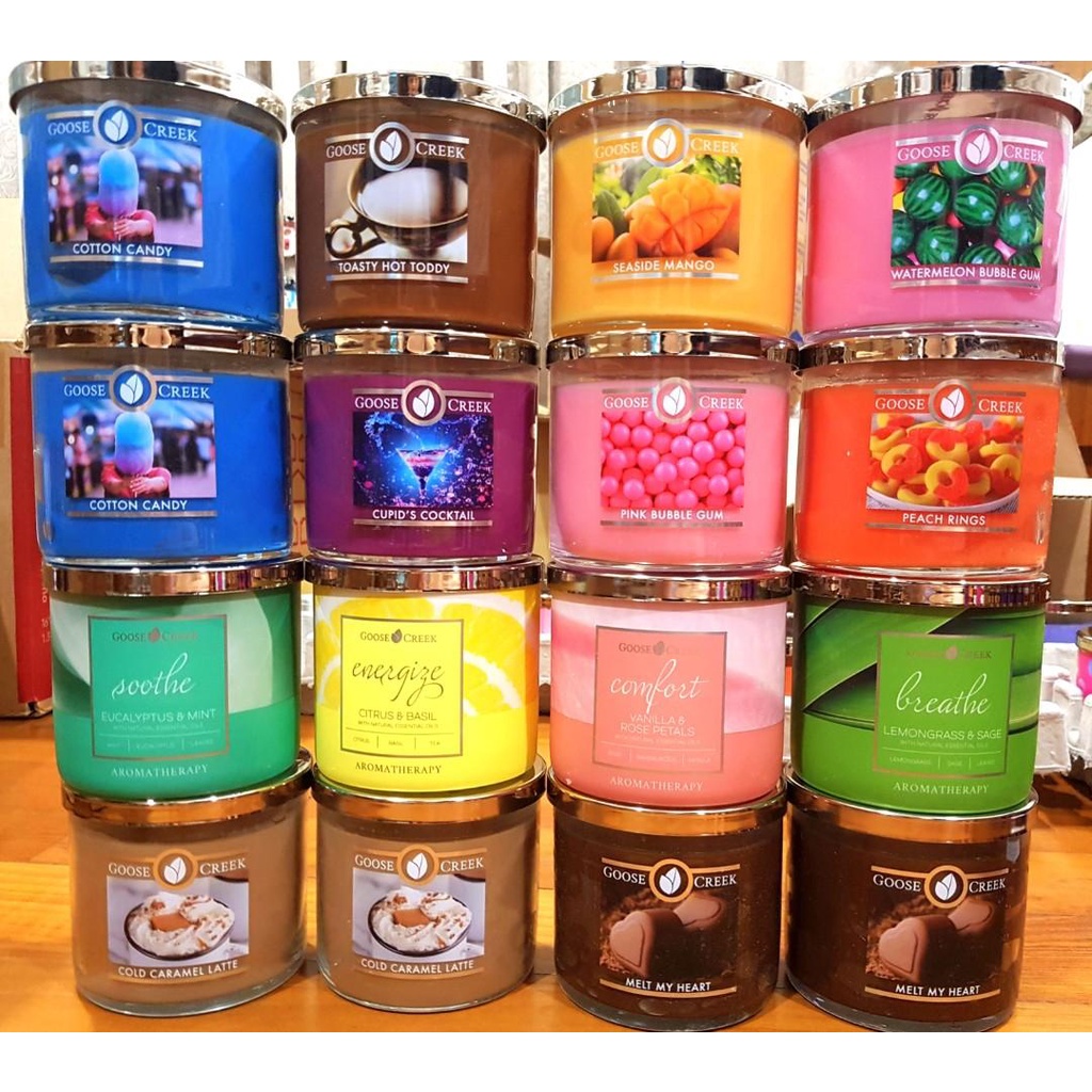 Nến thơm Goose Creek Candle - 3 bấc - Nhiều mùi siêu hot
