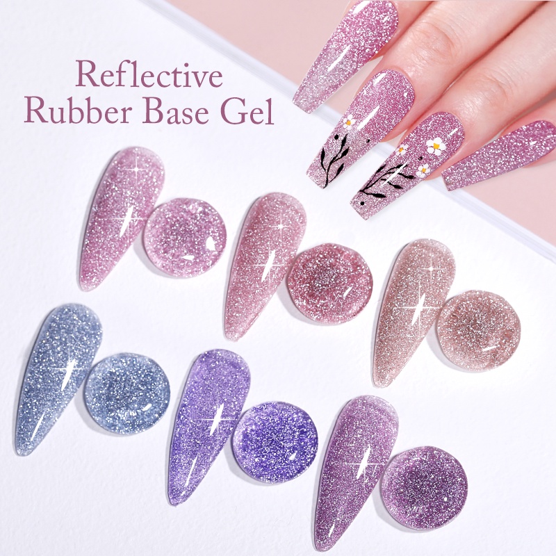 Gel sơn móng tay UR SUGAR UV LED phản quang 7ml tùy chọn loại và màu sắc