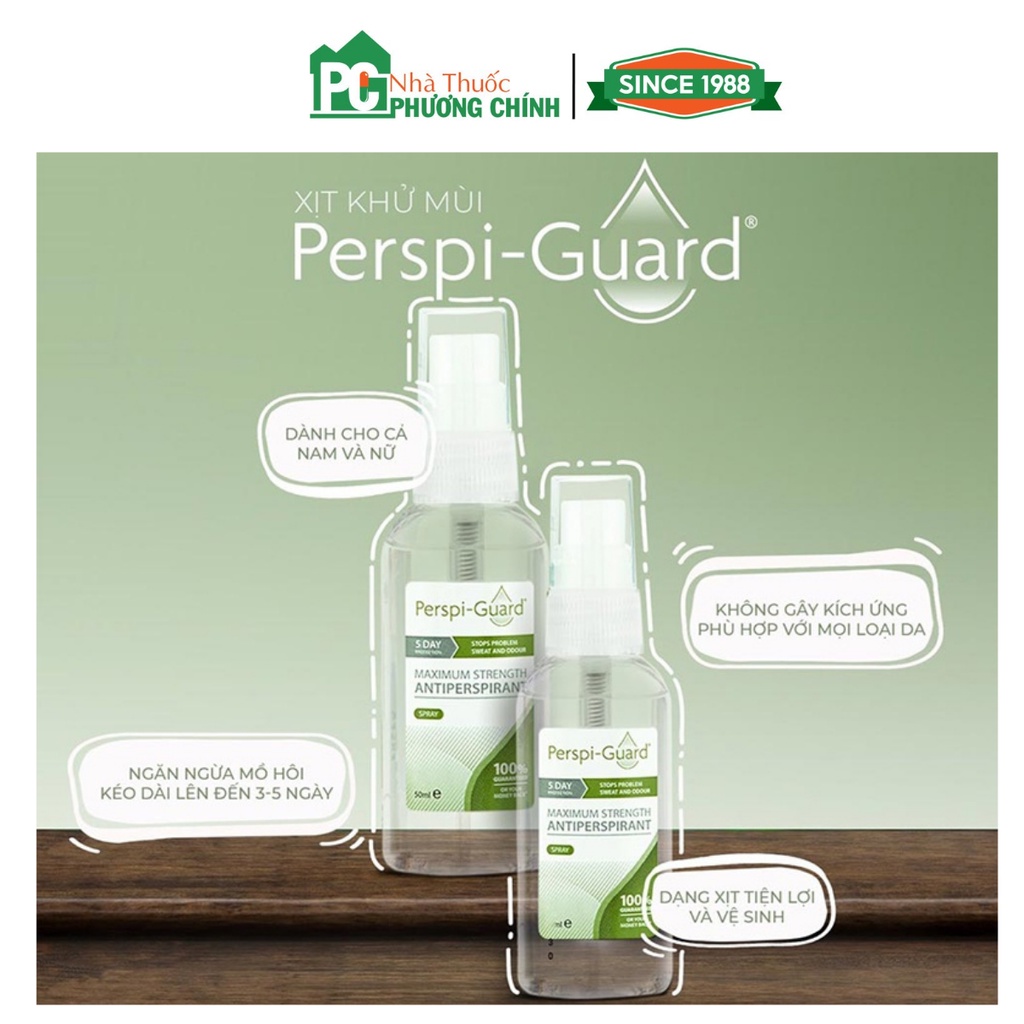 Set sữa tắm và xịt khử mùi Perspi Guard 30ml - Giải pháp tổng thể giúp khử mùi và ngăn tiết mồ hôi