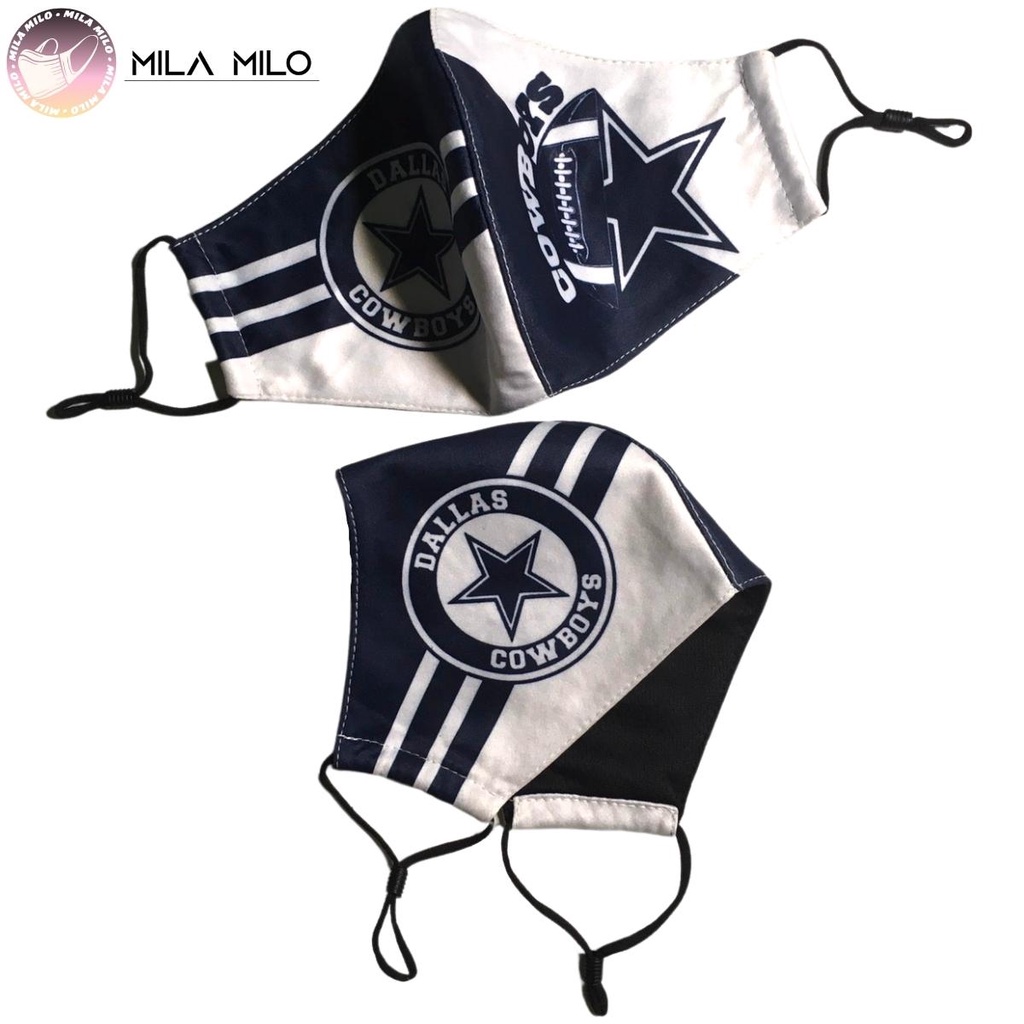 Set 2 Khẩu trang thể thao cao cấp in logo cho trẻ em và người lớn - Khẩu trang vải thời trang 3 lớp