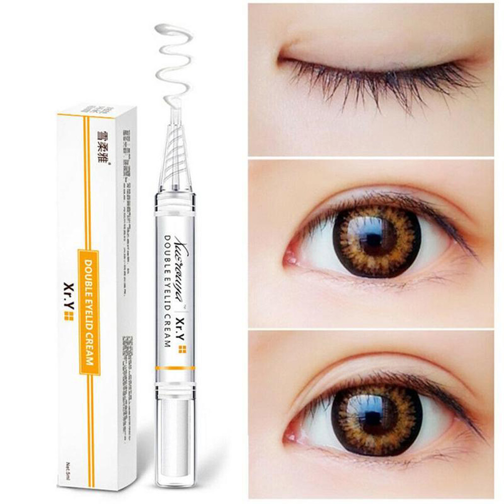 BEAUTY Women Double Eyelid Shaping Cream Fashion Big Eye Eyelid Lift Beauty Eye Makeup Tools Professional Transparent Invisible Long Lasting