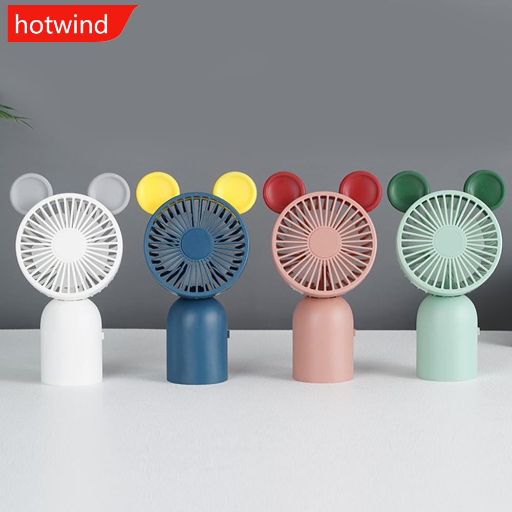 Quạt Mini Cầm Tay 3 Tốc Độ Dễ Thương Kèm Sạc USB Tiện Dụng Cho Mùa Hè L2U3