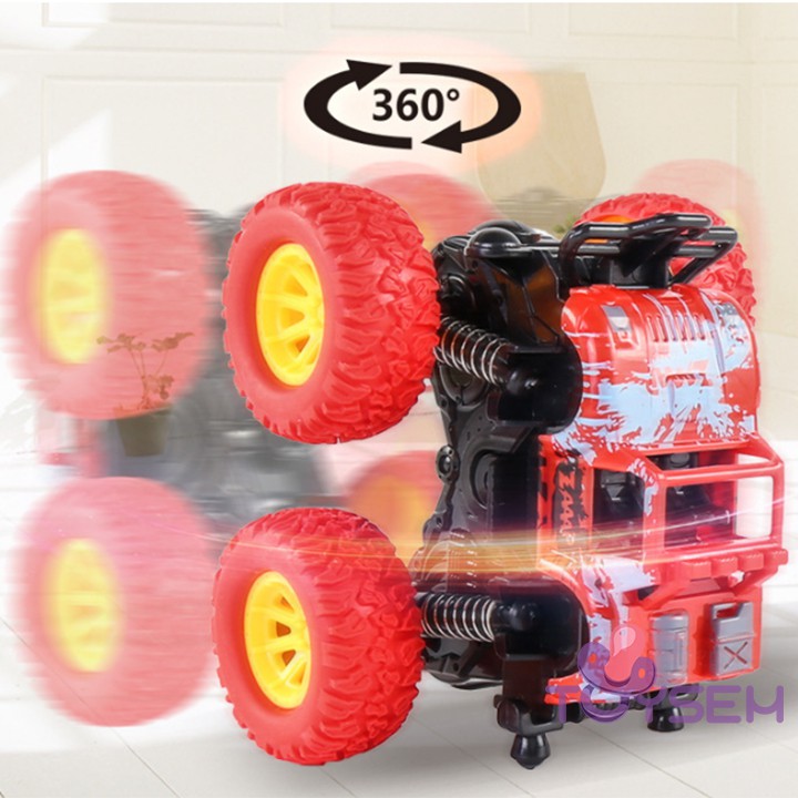 Đồ chơi trẻ em xe vượt địa hình nhào lộn Off Road toysem dành cho bé 3 tuổi - Quà tặng sinh nhật cho bé