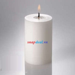 Nến trụ trắng đường kính 5.5cm