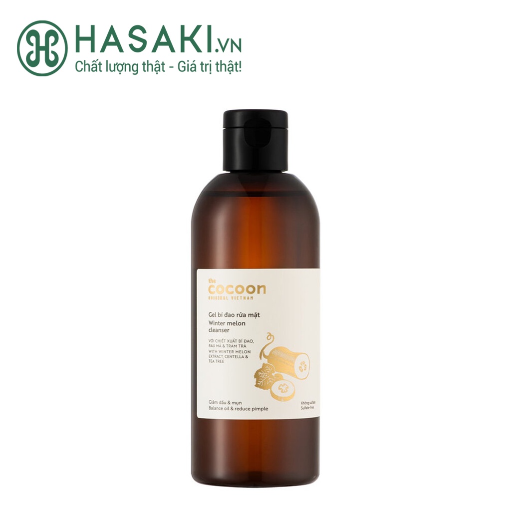 Gel Rửa Mặt Bí Đao Cocoon Làm Giảm Dầu &amp; Mụn 310ml