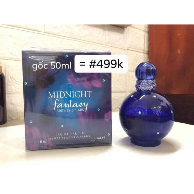 [Gốc 50ml] Britney Spear Midnight Fantasy . Chuẩn Hãng Thơm Lâu