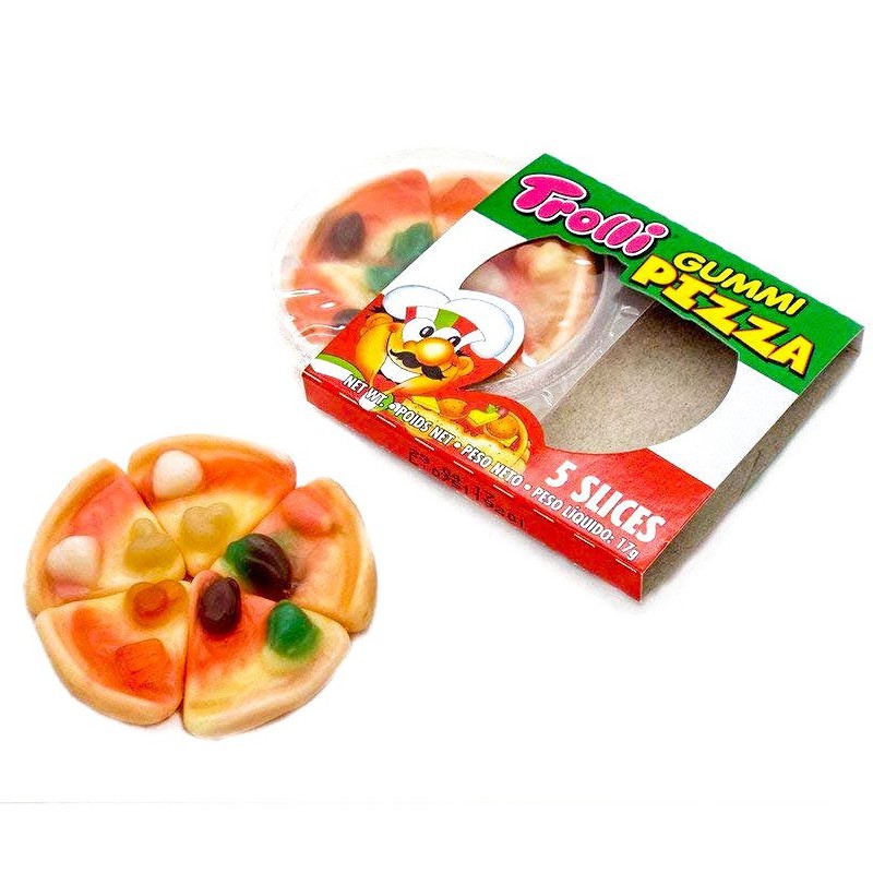 Hộp 48 gói kẹo dẻo Trolli Pizza 15.5gr