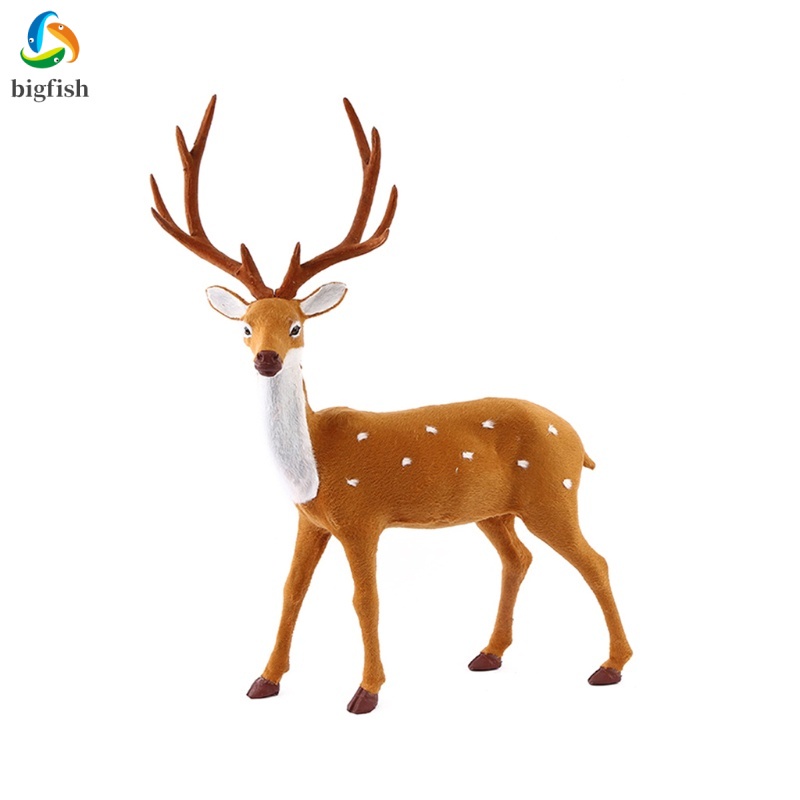 Tuần Lộc Nhồi Bông Trang Trí Giáng Sinh 15 / 20 / 25 / 30 / 35cm