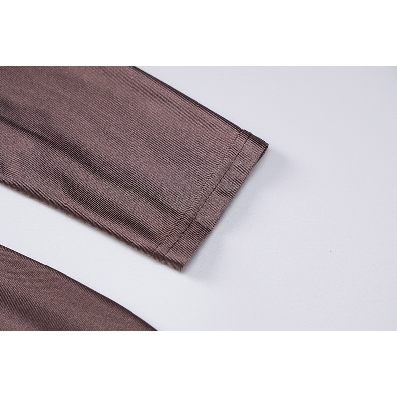 Đầm Tay Dài Cổ Tròn Dáng Ôm Thời Trang Đường Phố Cá Tính Cho Nữ