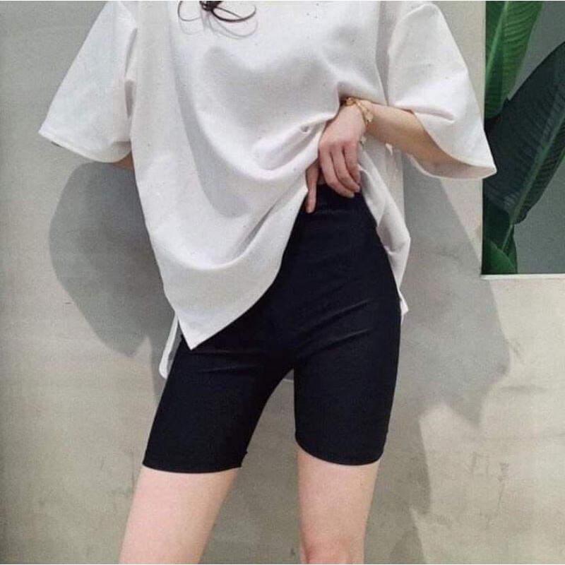 Quần legging ngố Han co giãn năng động thoải mái