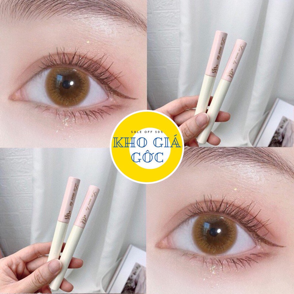 Mascara Siêu Mảnh Tơi Mi Lameila Skinny Microcara Vỏ Hồng 2 màu đen nâu