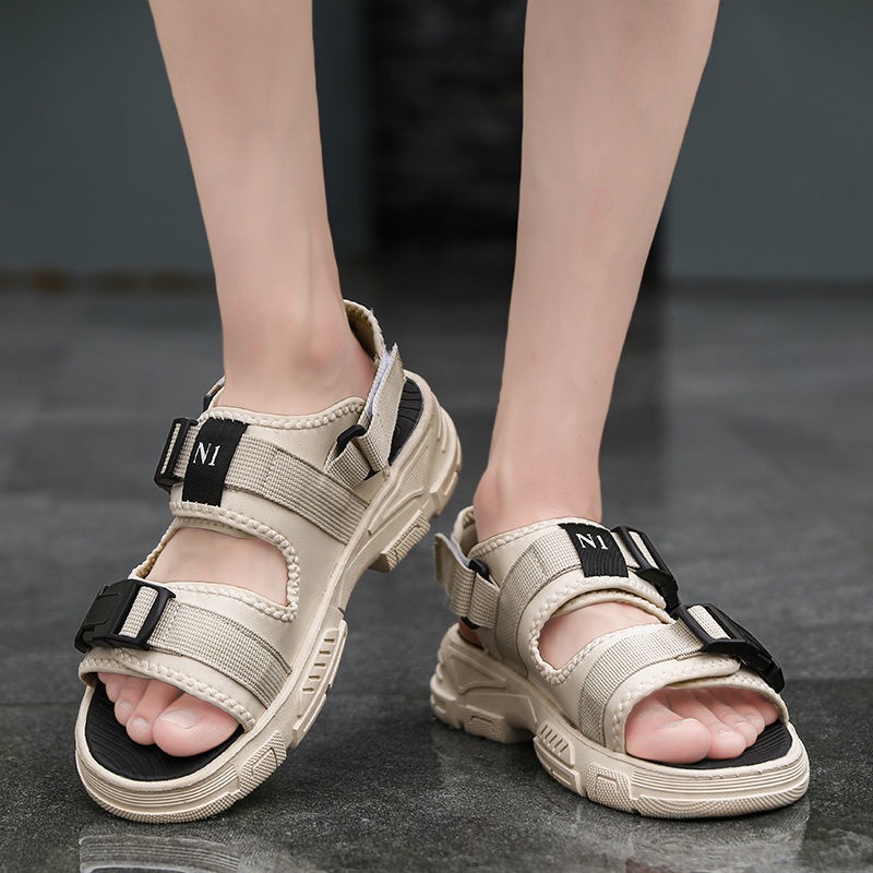 Dép Sandal Nam Đế Dày Tăng Chiều Cao 2022 Thời Trang Mùa Hè
