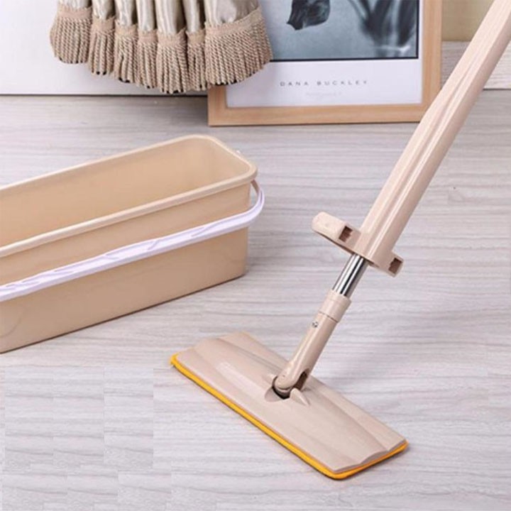 Cây Lau Nhà Tự Vắt Thông Minh Spin Mop Xoay 360 Độ, Chổi Lau Nhà Tự Vắt Chắc Chắn Bằng Chất Liệu Nhựa, Inox Bền Đẹp